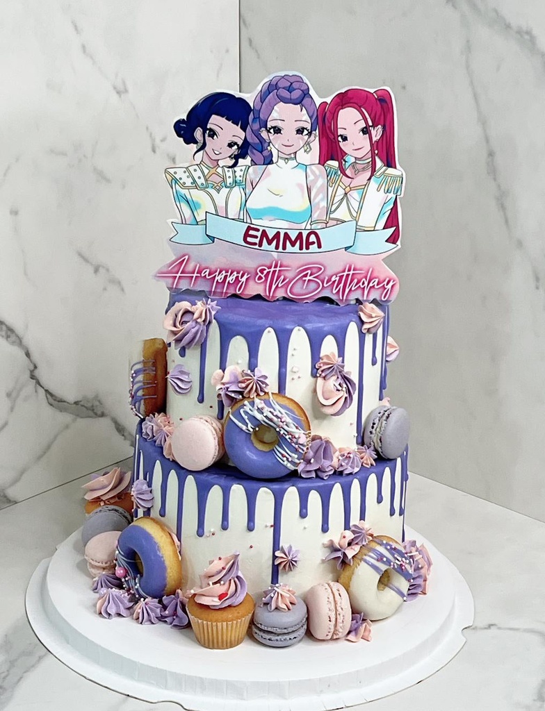 K-pop Demon Hunters 獵魔女團 (C) (6”+8” （每層四吋高）比例如圖)