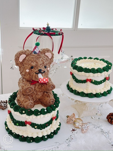 吹BB小熊蛋糕 (7” 底層蛋糕（小熊內不含蛋糕))